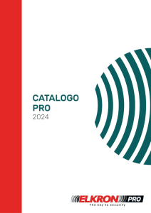 Catalogo Elkron Pro 2024