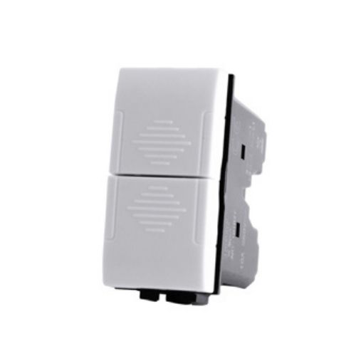 [Doppio pulsante 10A INT-LGT bianco] 827B