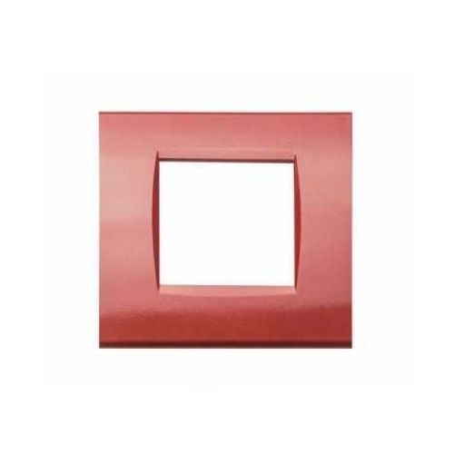 [6970597464803 - Placca 2P tecnopolimero INT-LGT corallo] 8002-15