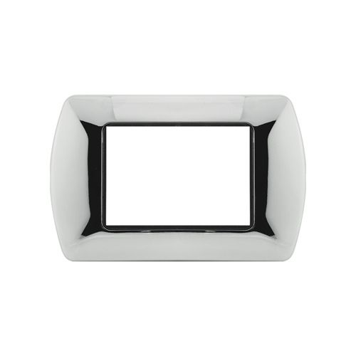 [6970311029851/0793541334221 - Placca 3P metallo INT-LGT cromo] 8803-04