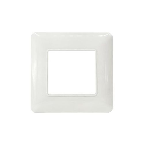 [Placca 2P tecnopolimero MTX bianco] M5002-01