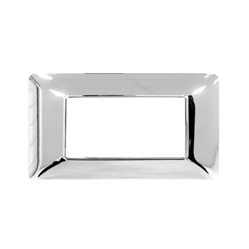 [6970311027369 - Placca 4P tecnopolimero MTX argento cromato] M8004-04