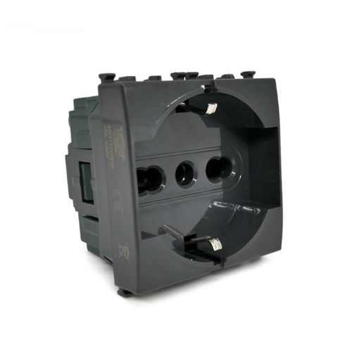 [6970597461079/0793541332166 - Presa schuko 2.0 VMR-PLN nero] 615N