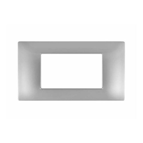 [Placca 4P tecnopolimero VMR-PLN argento] M6004-09