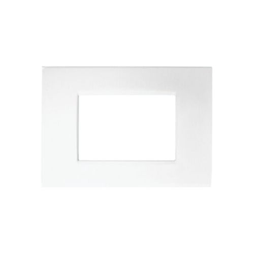 [6970597460430/0793541334818 - Placca 3P metallo AIR bianco] CBM7003-1