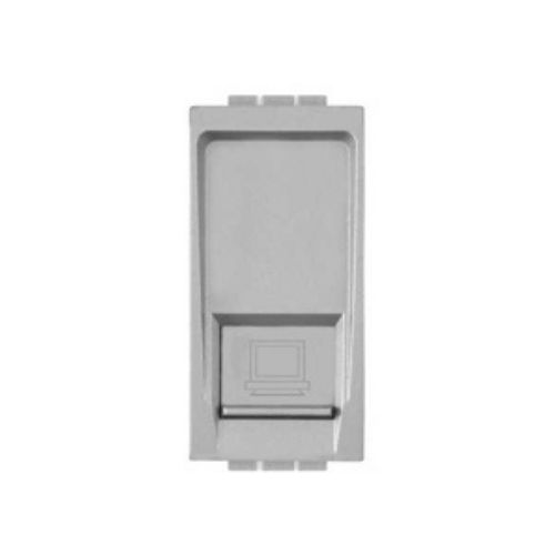 [Connettore RJ45 8Pin UTP5E INT-LGT argento] 823A