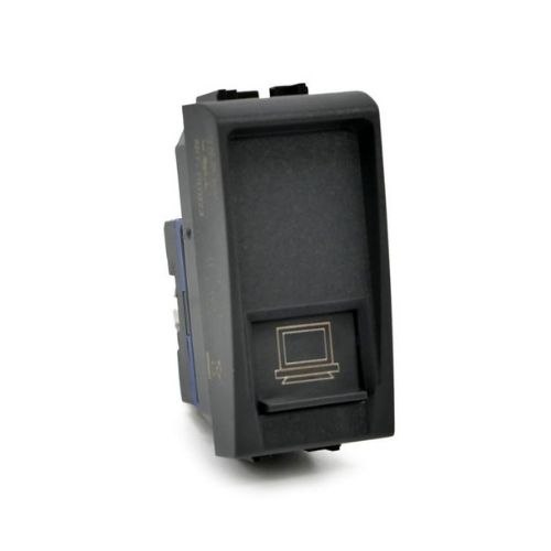 [Connettore RJ45 8Pin UTP5E INT-LGT nero] 823N