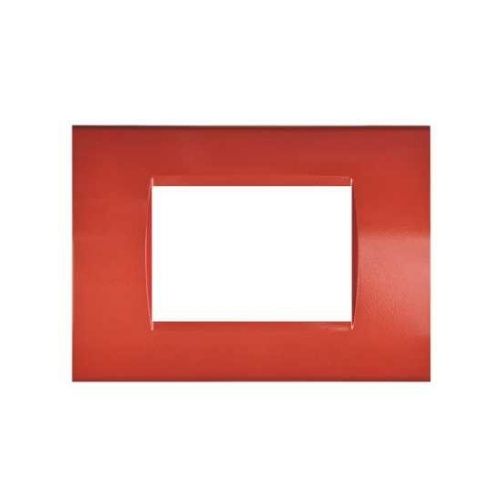 [6970597461468/0793541330278 - Placca 3P tecnopolimero INT-LGT corallo] 8003-15