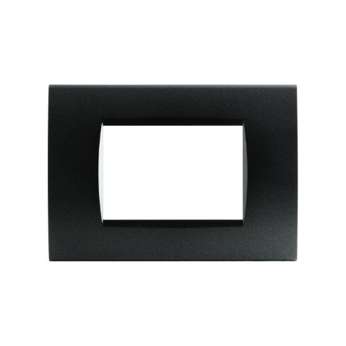 [Placca 3P tecnopolimero INT-LGT nero] 8003-02