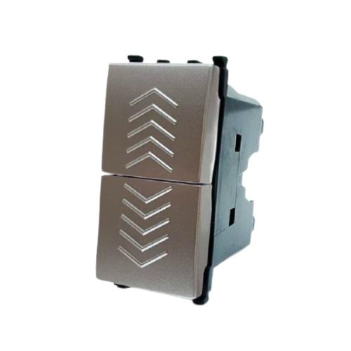 [Doppio pulsante 10A VMR-PLN argento] 622A