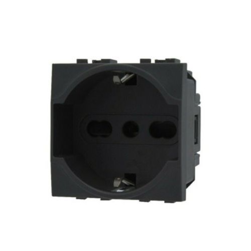 [6970597461918 - Presa schuko 3.0 VMR-PLN nero] 614N