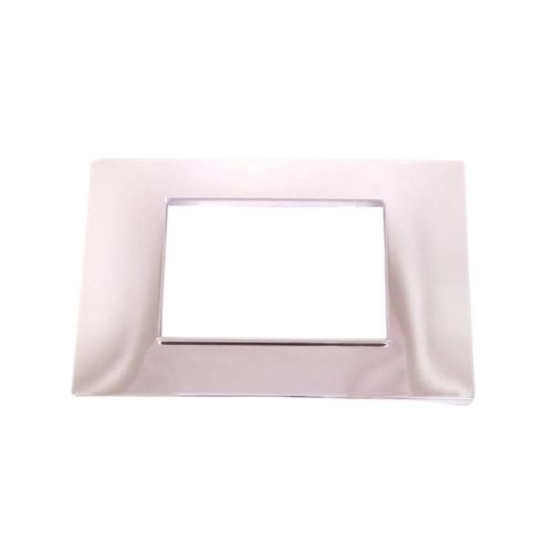 [6970597464124/0793541331343 - Placca 3P tecnopolimero VMR-PLN cromo] M6003-06