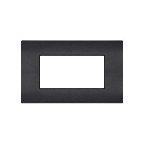 [Placca 4P tecnopolimero VMR-ARKE nero] R9004-2